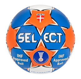 SELECT Piłka Ręczna ULTIMATE junior (2) niebiesko/pomarańczowa