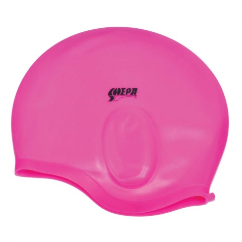 Czepek kąpielowy z uchem SHEPA różowy