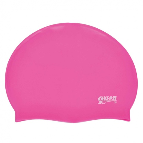Czepek silikonowy Shepa mono różowy B9