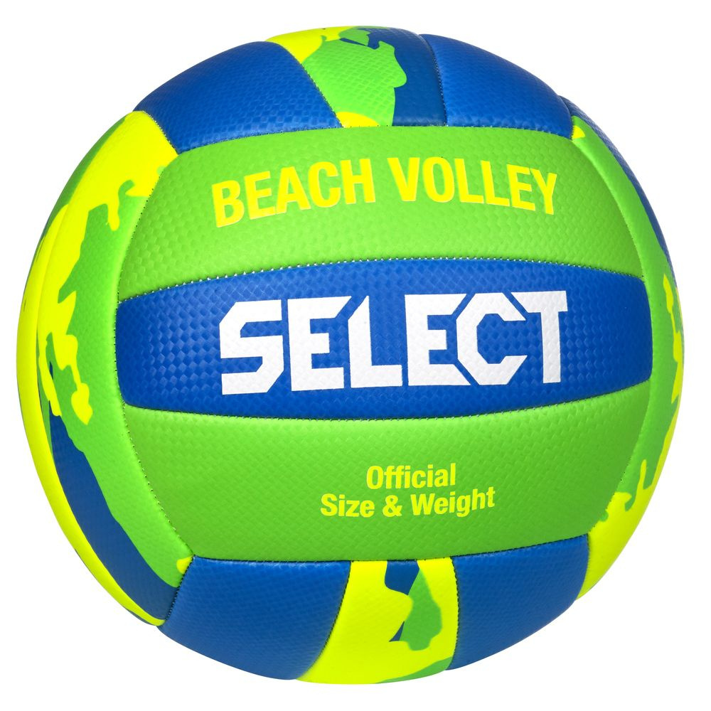 SELECT Piłka siatkowa Beach Volley 2022 niebiesko/ zielono/ żółta