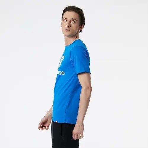 T-shirt męski koszulka New Balance MT01575SBU L