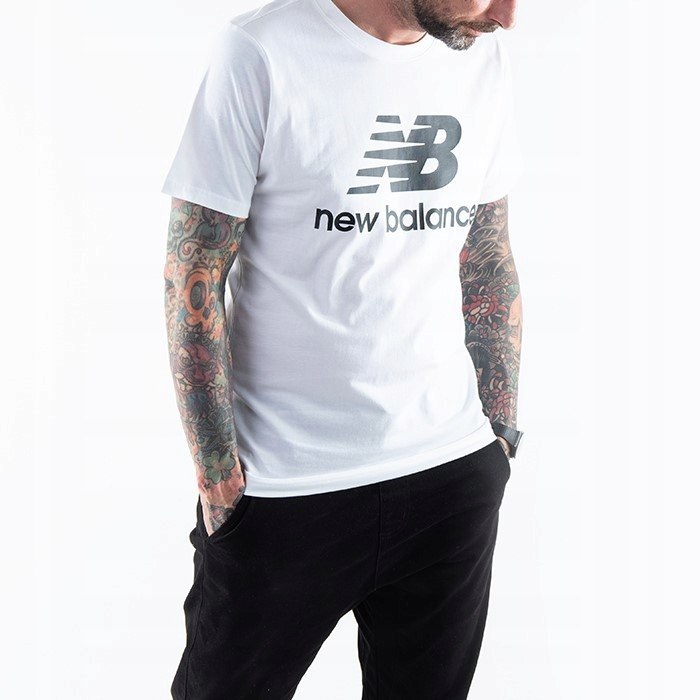 T-shirt męski koszulka New Balance MT01575WT M