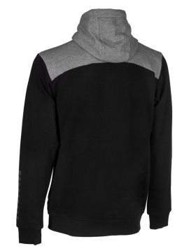 Bluza sportowa rozpinana z kapturem damska SELECT Oxford czarno-szara
