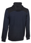Bluza sportowa rozpinana z kapturem SELECT Oxford granatowo-czarna
