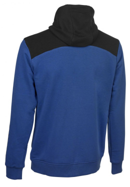 Bluza sportowa rozpinana z kapturem SELECT Oxford niebiesko-czarna