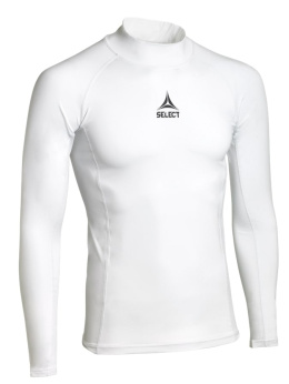 Koszulka termoaktywna z długim rękawem SELECT Turtleneck biała