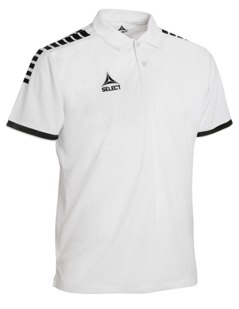 Koszulka polo SELECT Monaco biała