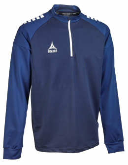 Bluza piłkarska treningowa rozpinana SELECT Spain v 25 granatowa