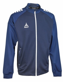 Bluza piłkarska treningowa rozpinana SELECT Spain v25 granatowa