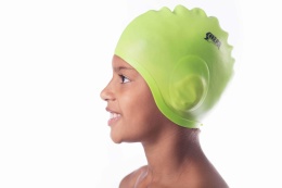 Czepek kąpielowy z uchem SHEPA seledynowy