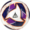Piłka nożna SELECT Classic biało/purpurowa