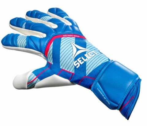 Rękawice piłkarskie dla bramkarza SELECT 88 Pro Grip niebiesko/białe